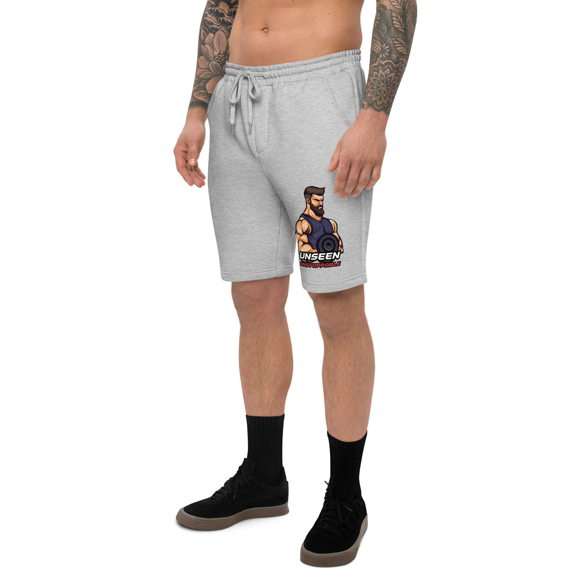 mens-fleece-shorts-heather-grey-left-front-683f040e975d7.jpg